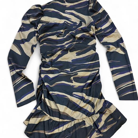 Prettylittlething Multi coloured zebra print mini dress - Picture 2 of 8